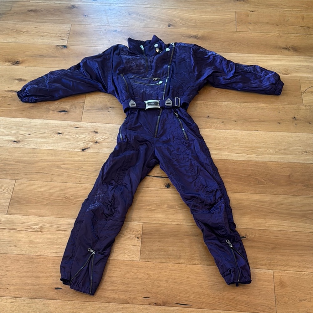 Vintage Kaelin Purple Ski Suit